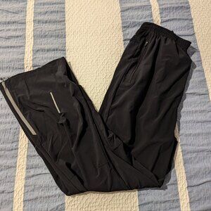 Men's Nike Dri Fit Zip Ankle Training Pants - Black Size XL
